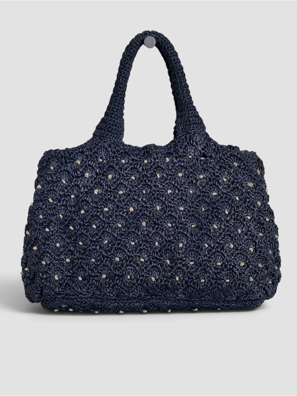 Prada Canapa Raffia Tote Bag with Bag Charm - Picture 2 of 15